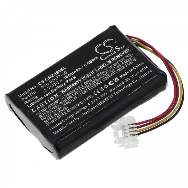 batteri för Garmin zumo 590