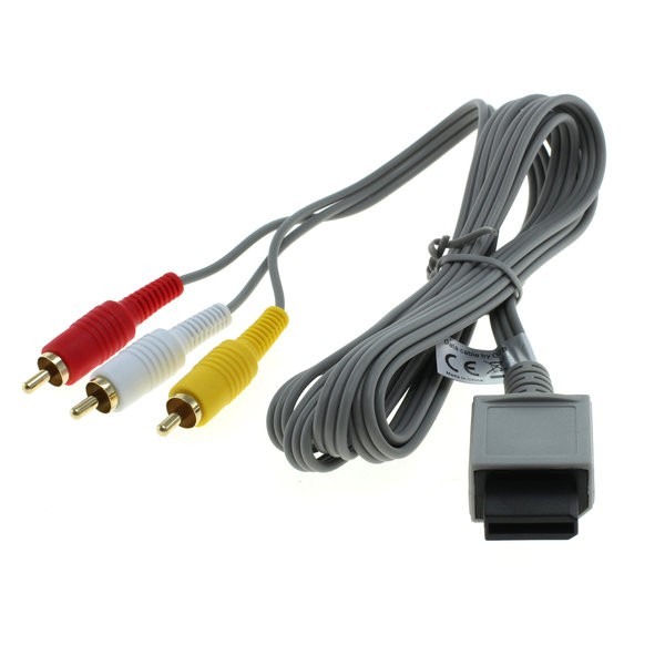 AV RCA-kabel f.  Nintendo Wii Mini